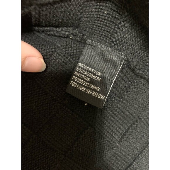 Michael Simon Black Cardigan with Multicolor Trim - Picture 10 of 11